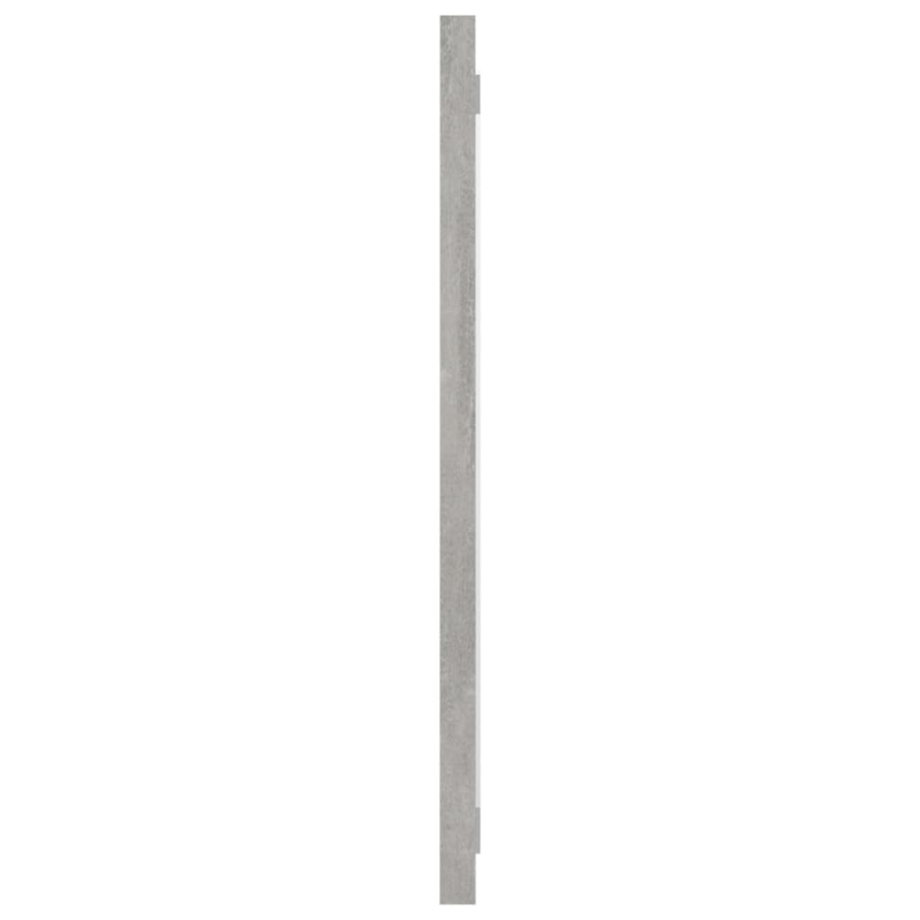 vidaXL Baderomsspeil betonggrå 80x1,5x37 cm sponplate