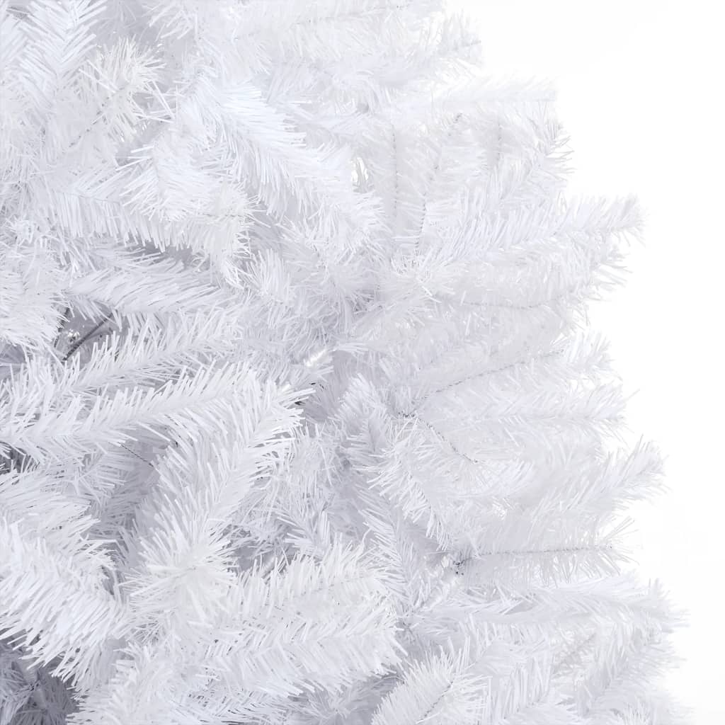 vidaXL Forhåndsbelyst kunstig juletre 500 cm hvit