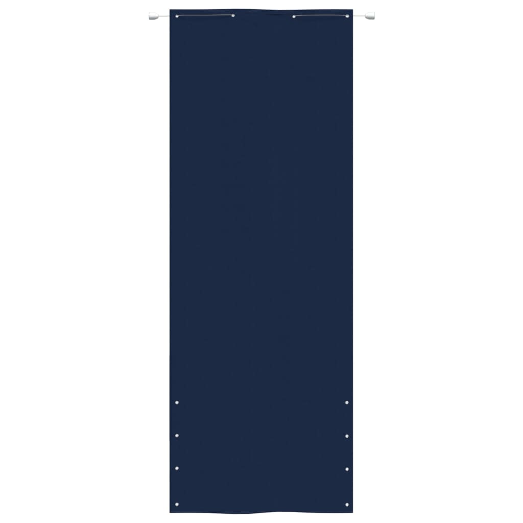 vidaXL Balkongskjerm blå 80x240 cm oxfordstoff