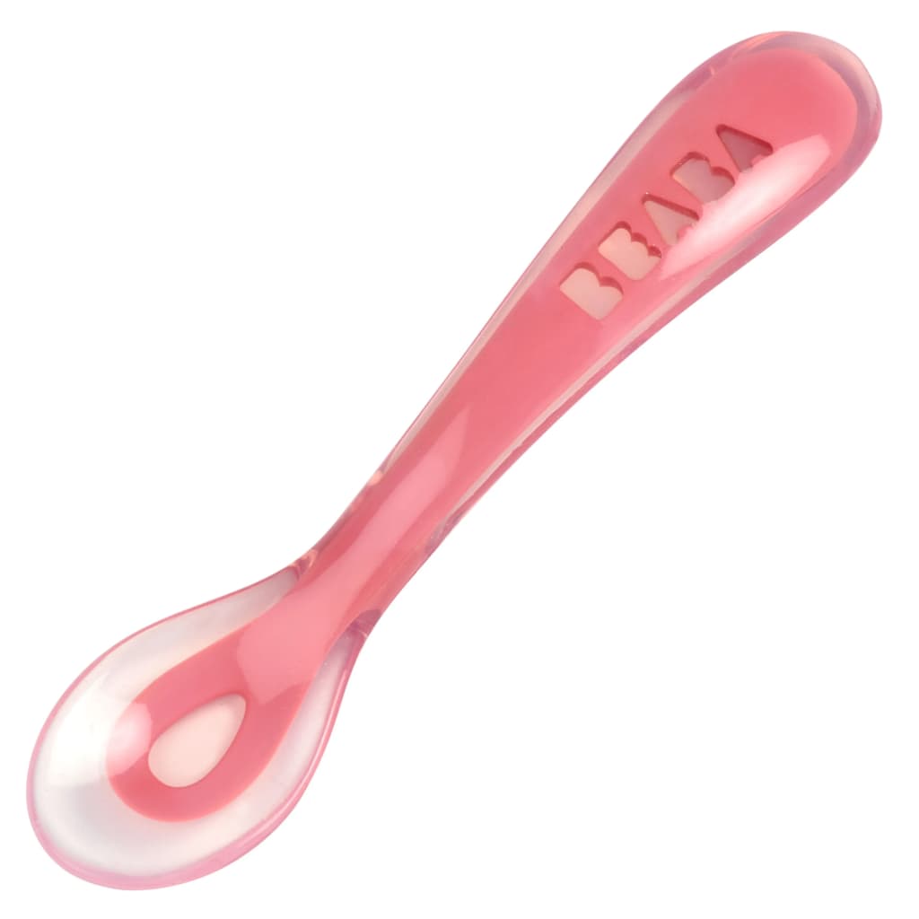 Beaba Babytallerkensett 2 deler silikon rosa