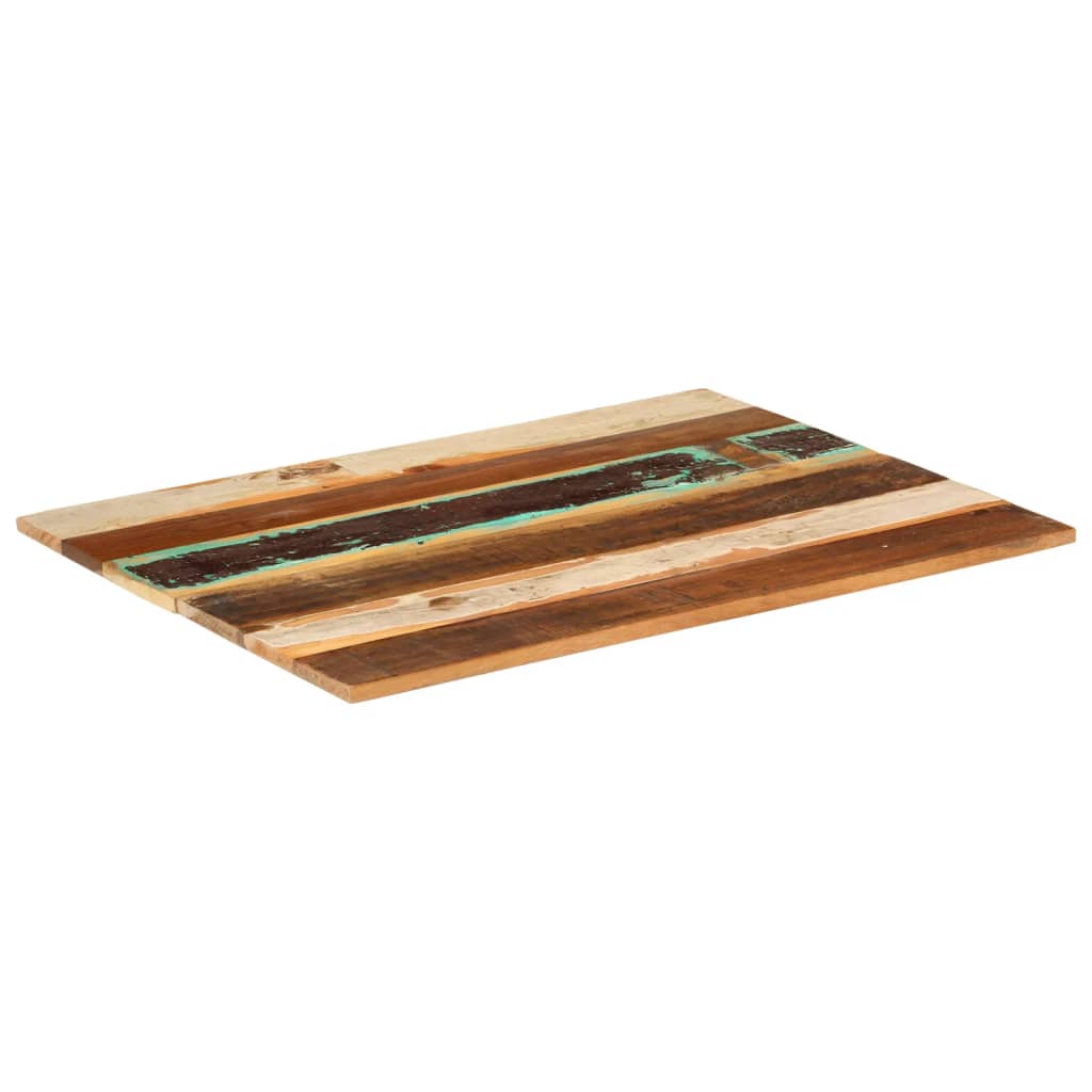 vidaXL Rektangulær bordplate 60x80 cm 15-16 mm gjenvunnet heltre