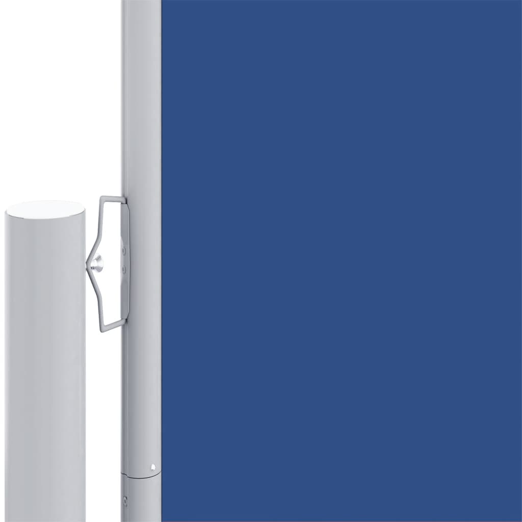 vidaXL Uttrekkbar sidemarkise 220x1200 cm blå