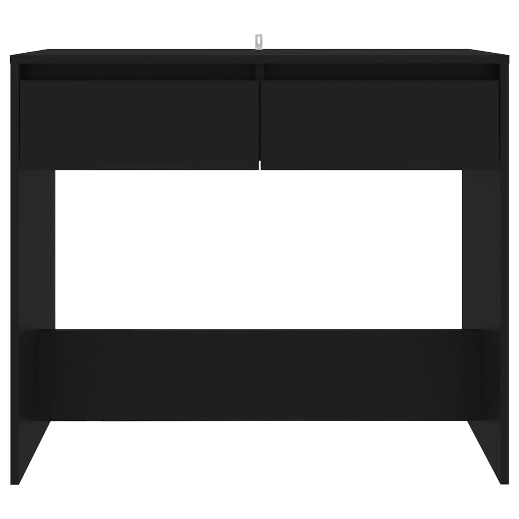 vidaXL Konsollbord svart 89x41x76,5 cm stål