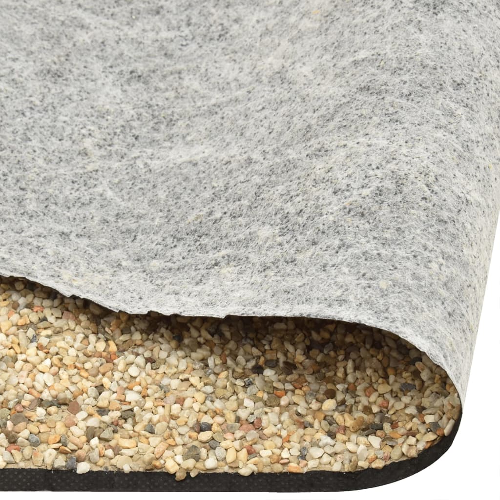 vidaXL Steinfolie naturlig sand 400x60 cm