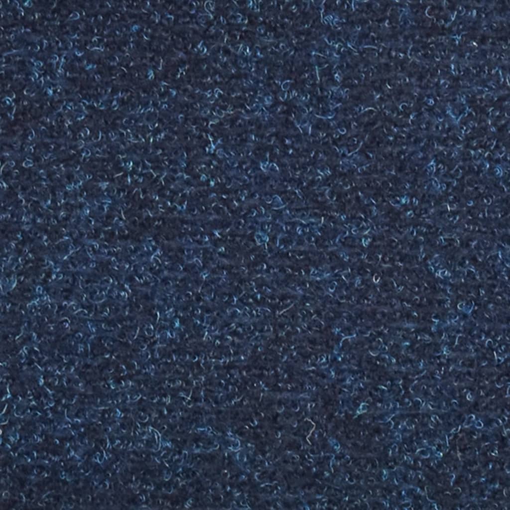 vidaXL Selvklebende trappematter 15stk marineblå 56x17x3cm nålestempel