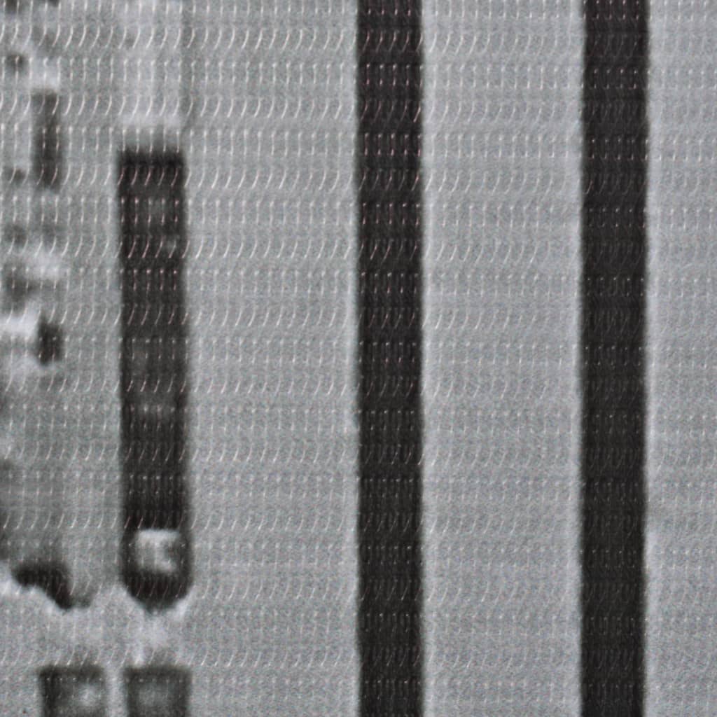 vidaXL Sammenleggbar romdeler 200x170 cm New York dagtid svart og hvit