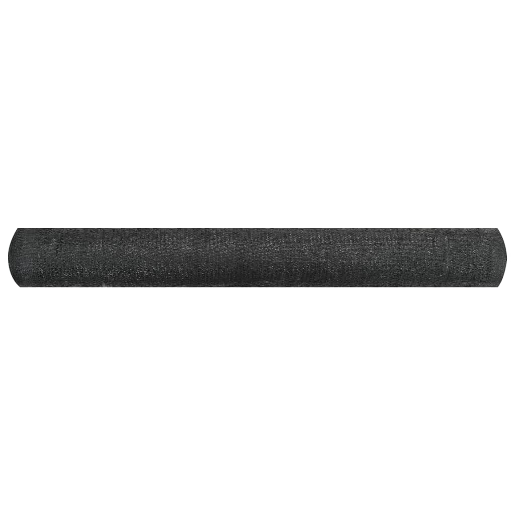 vidaXL Skjermnett svart 1,2x10 m HDPE 150 g/m²