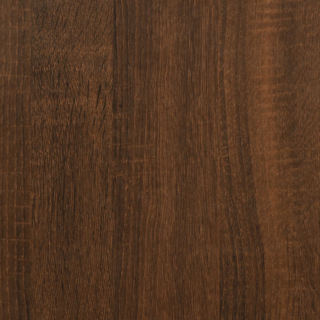 vidaXL Salongbord brun eik 90x50x36,5 cm konstruert tre