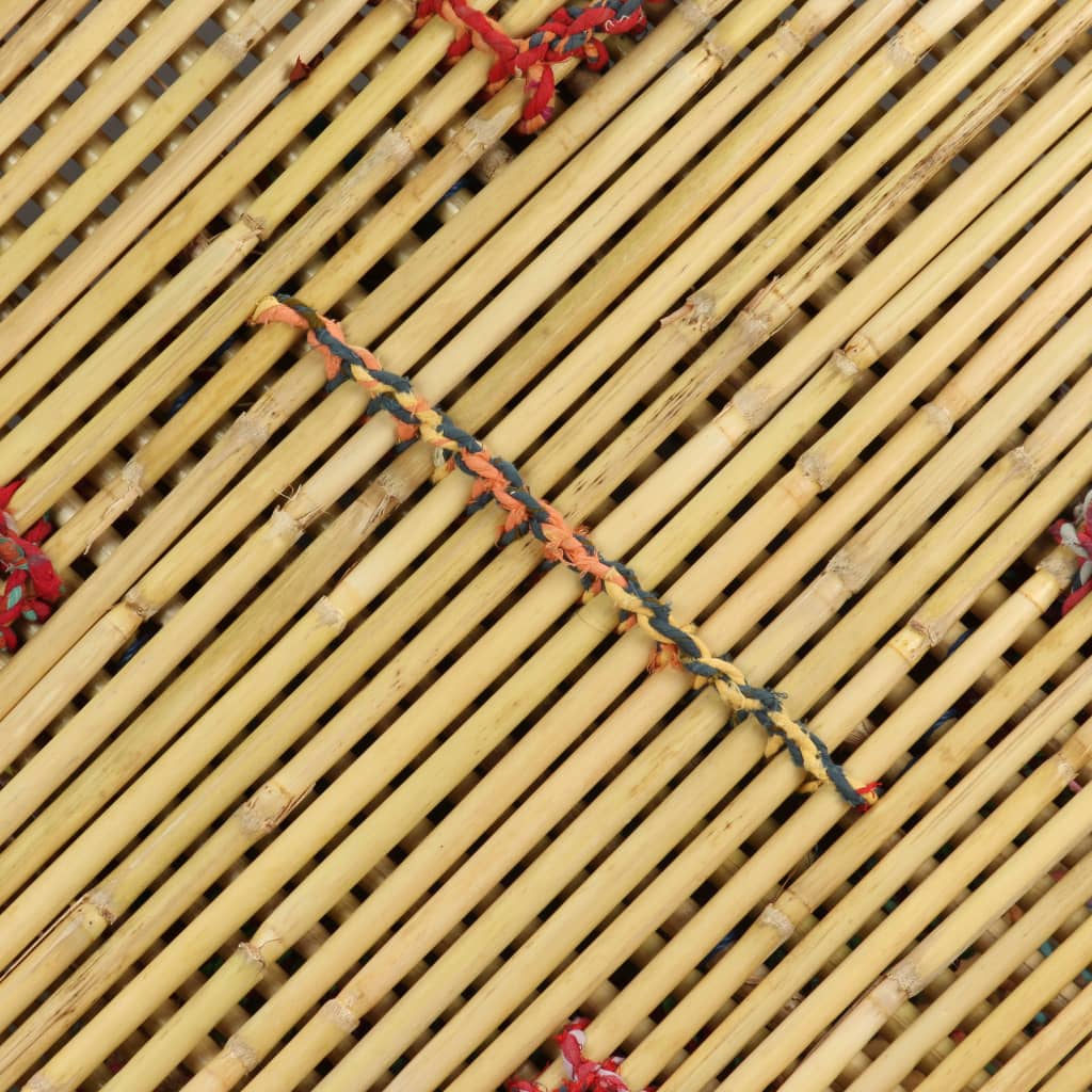 vidaXL Salongbord bambus med Chindidetaljer flerfarget