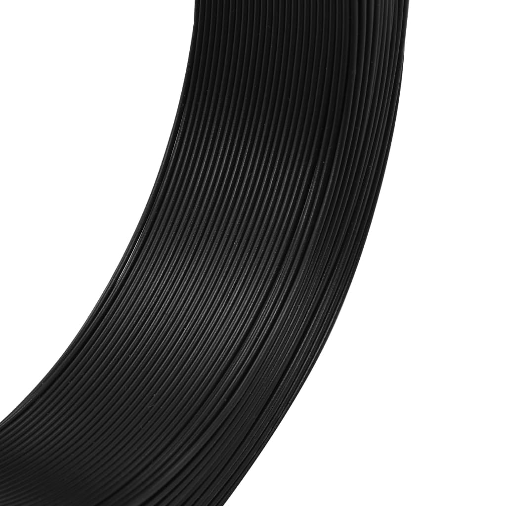 vidaXL Gjerdetråd 250 m 2,3/3,8 mm stål antrasitt