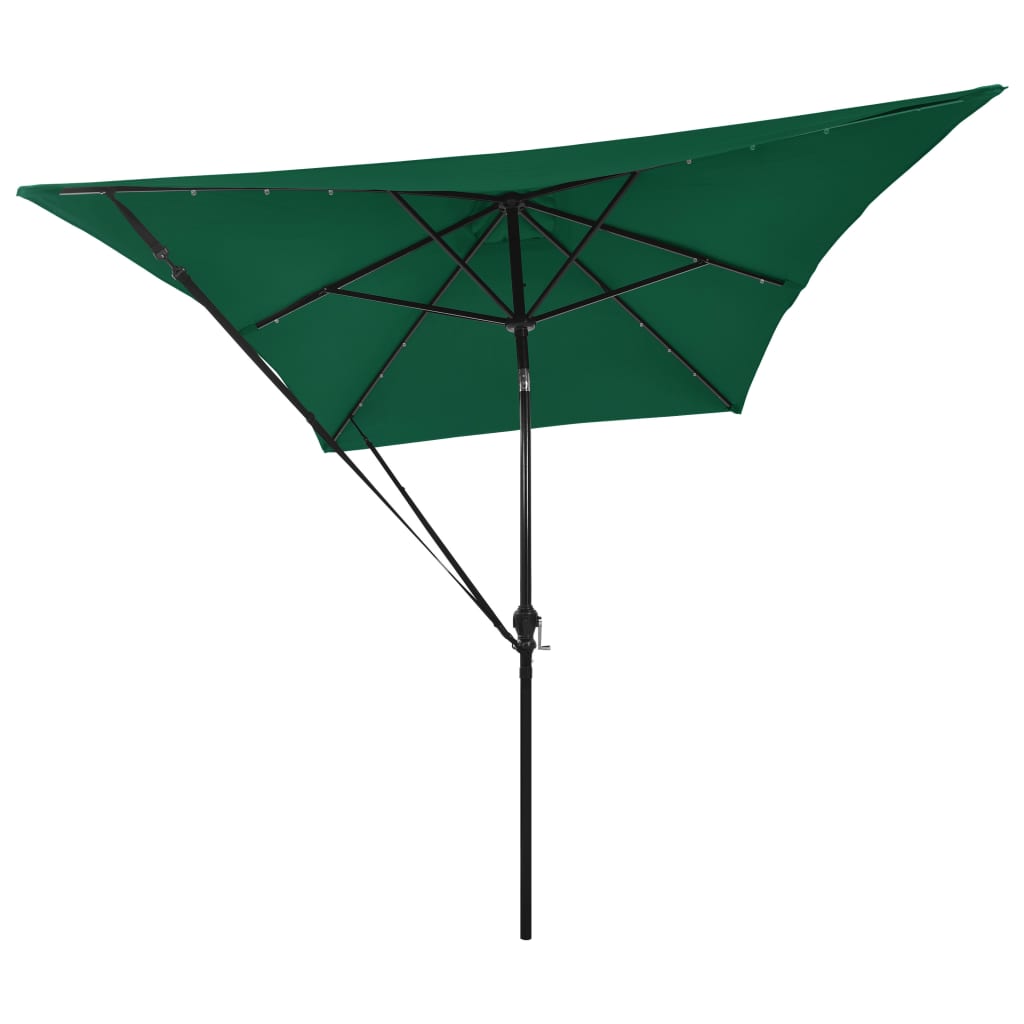 vidaXL Vindbeskyttelsessett for parasoll svart polypropylen