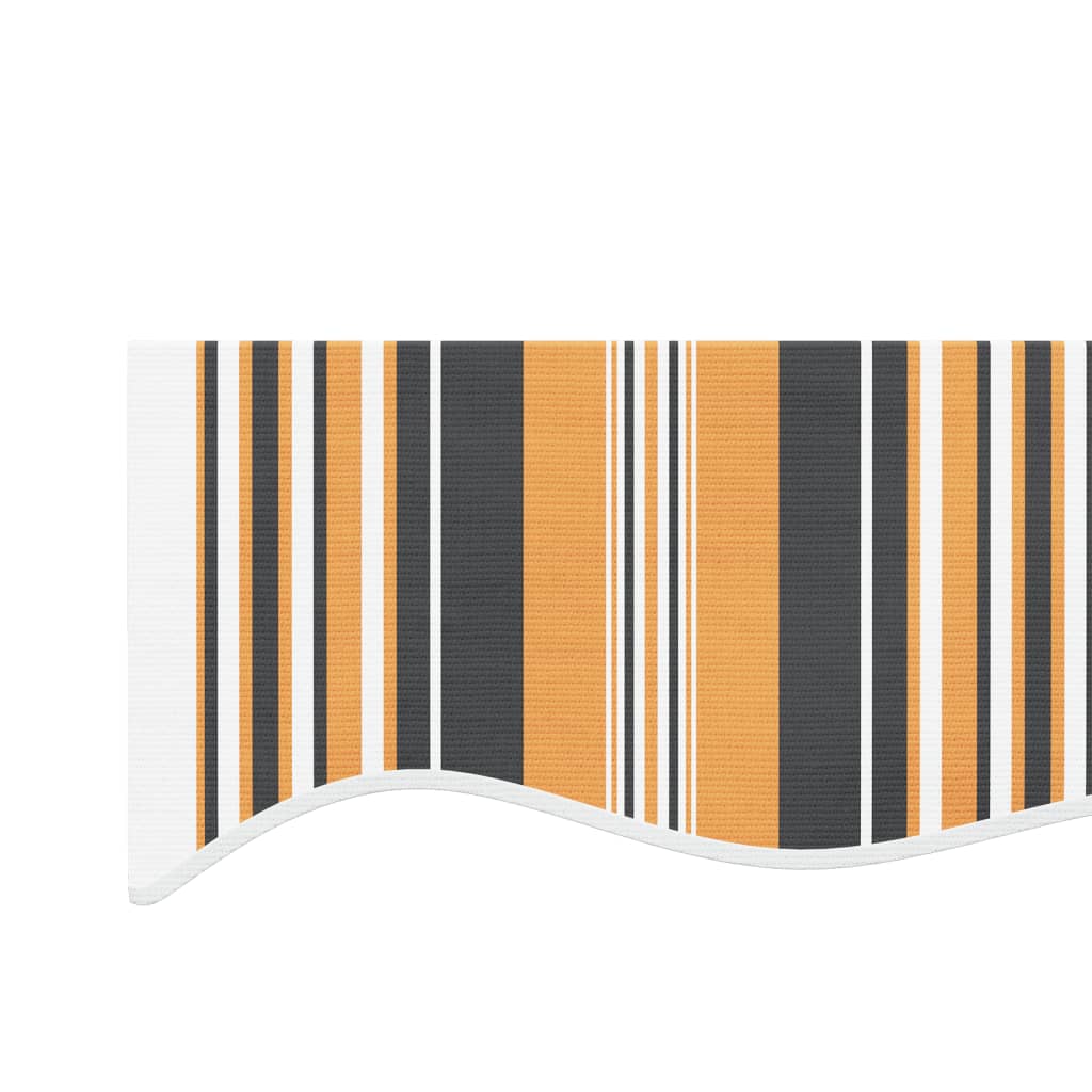 vidaXL Erstatningsduk for markise flerfarget stripe 4x3,5 m