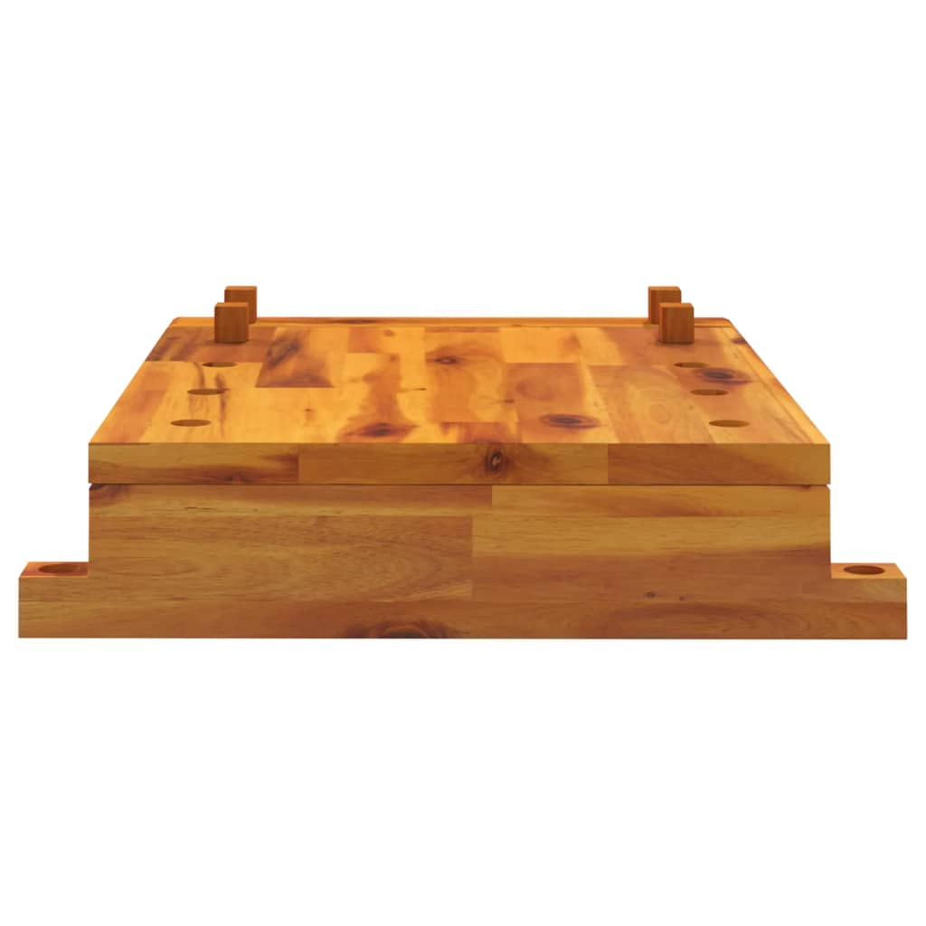 vidaXL Arbeidsbenk bordplate med skrustikke 52x44x9,5 cm heltre akasie