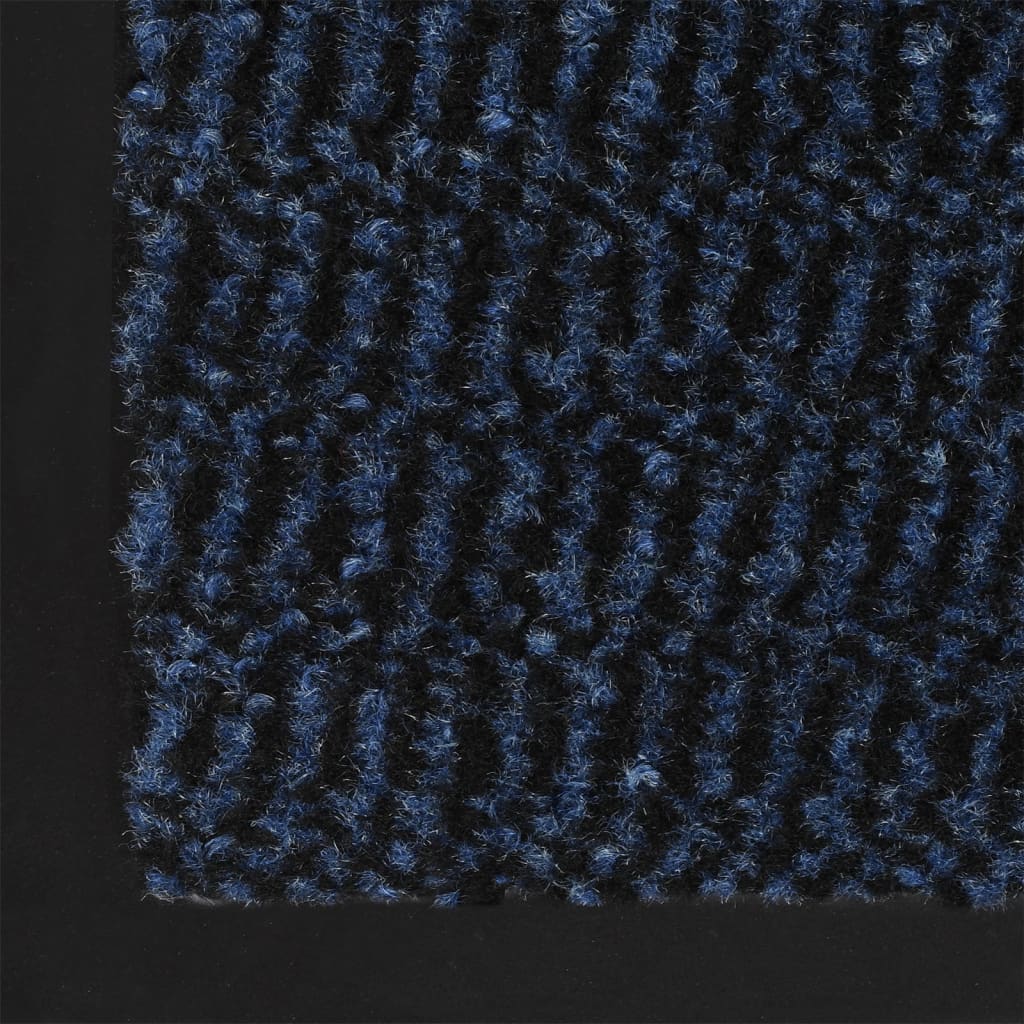 vidaXL Tuftet dørmatte 60x180 cm blå