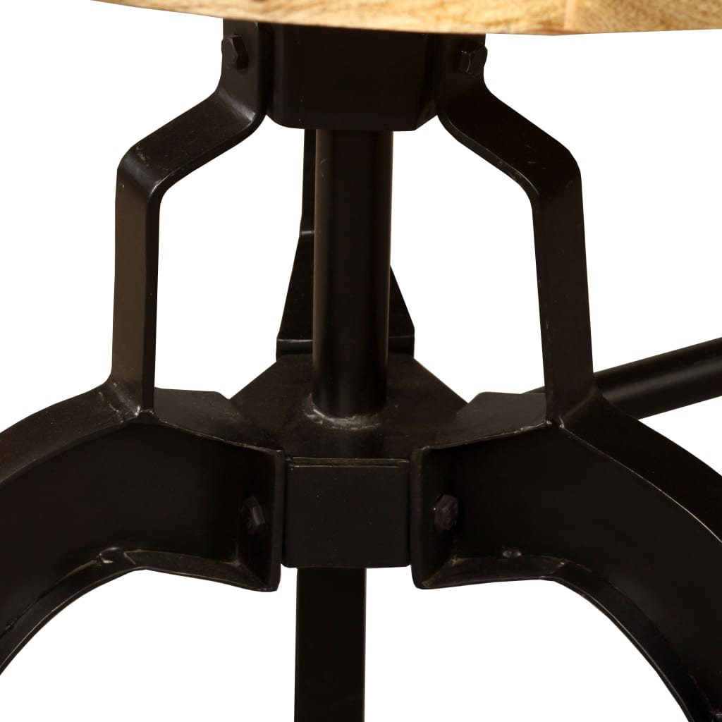 vidaXL Spisebord heltre mango og stål 180 cm