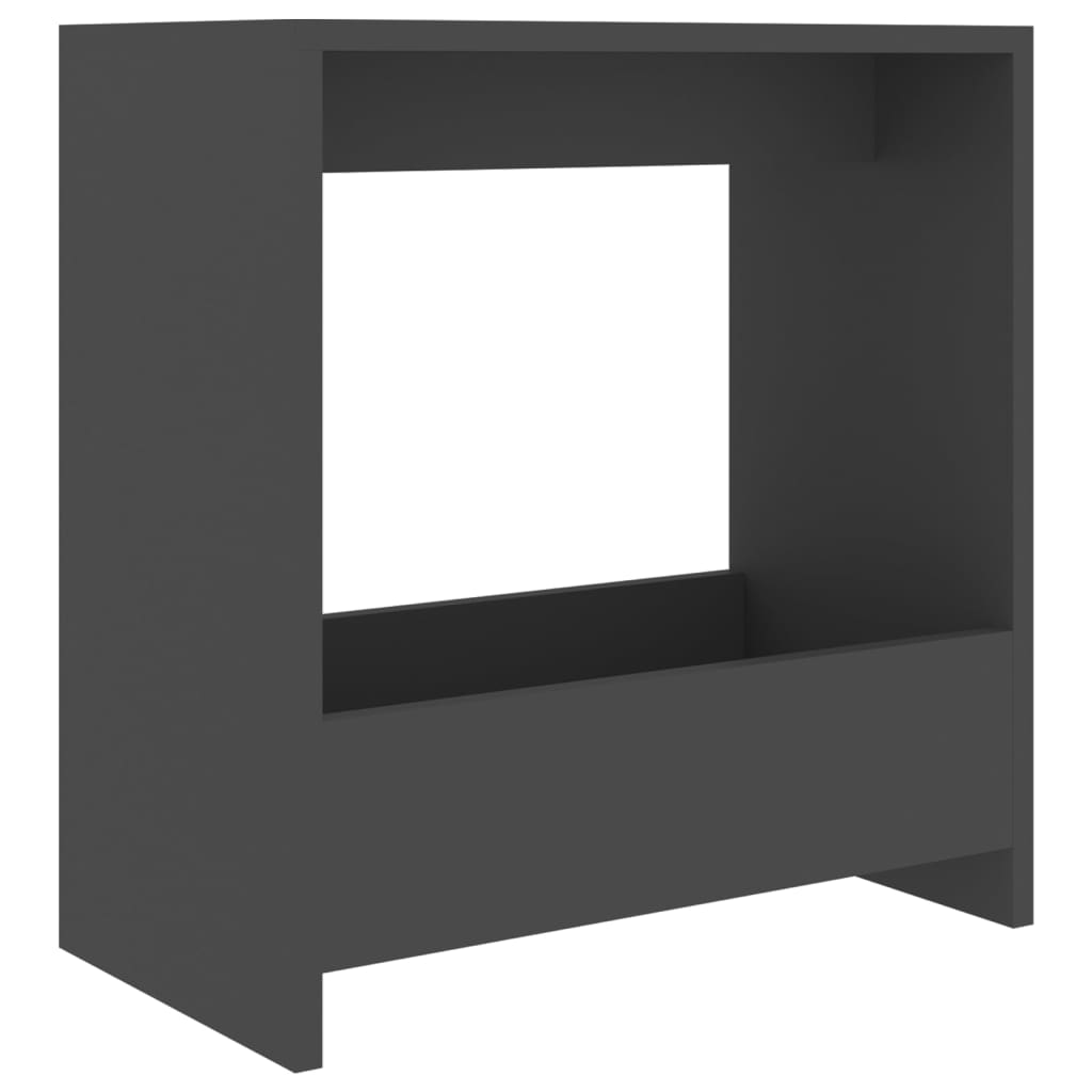 vidaXL Sidebord grå 50x26x50 cm sponplate