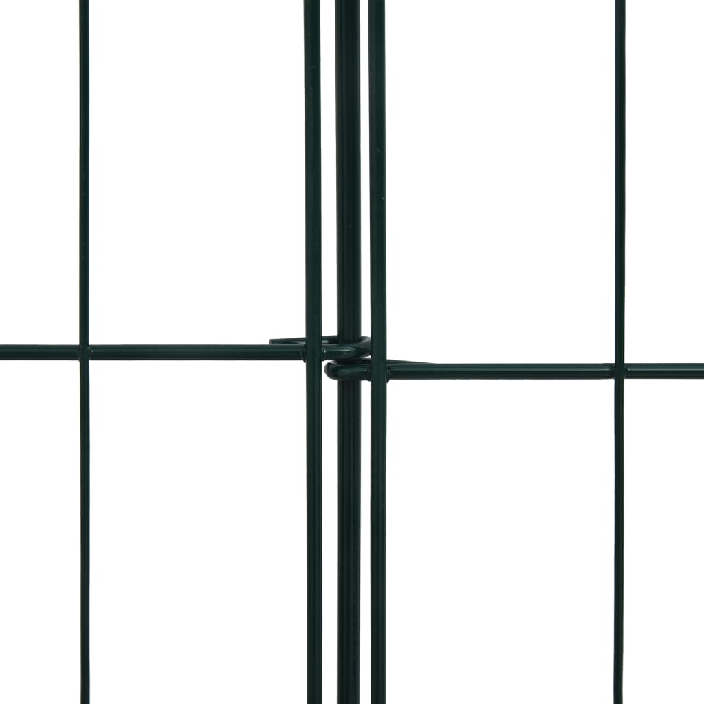 vidaXL Gjerdesett 99,6x79,8 cm grønn
