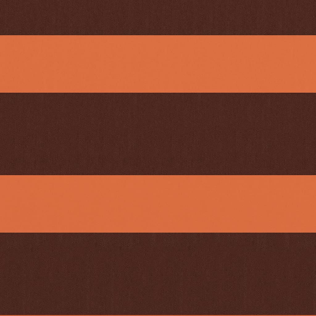 vidaXL Balkongskjerm oransje og brun 90x400 cm oxfordstoff