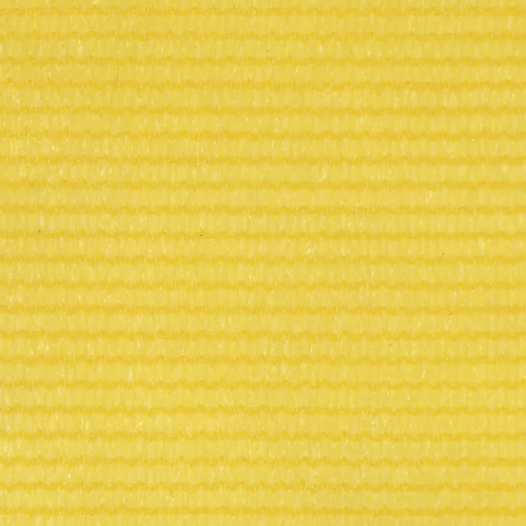 vidaXL Balkongskjerm gul 75x600 cm HDPE
