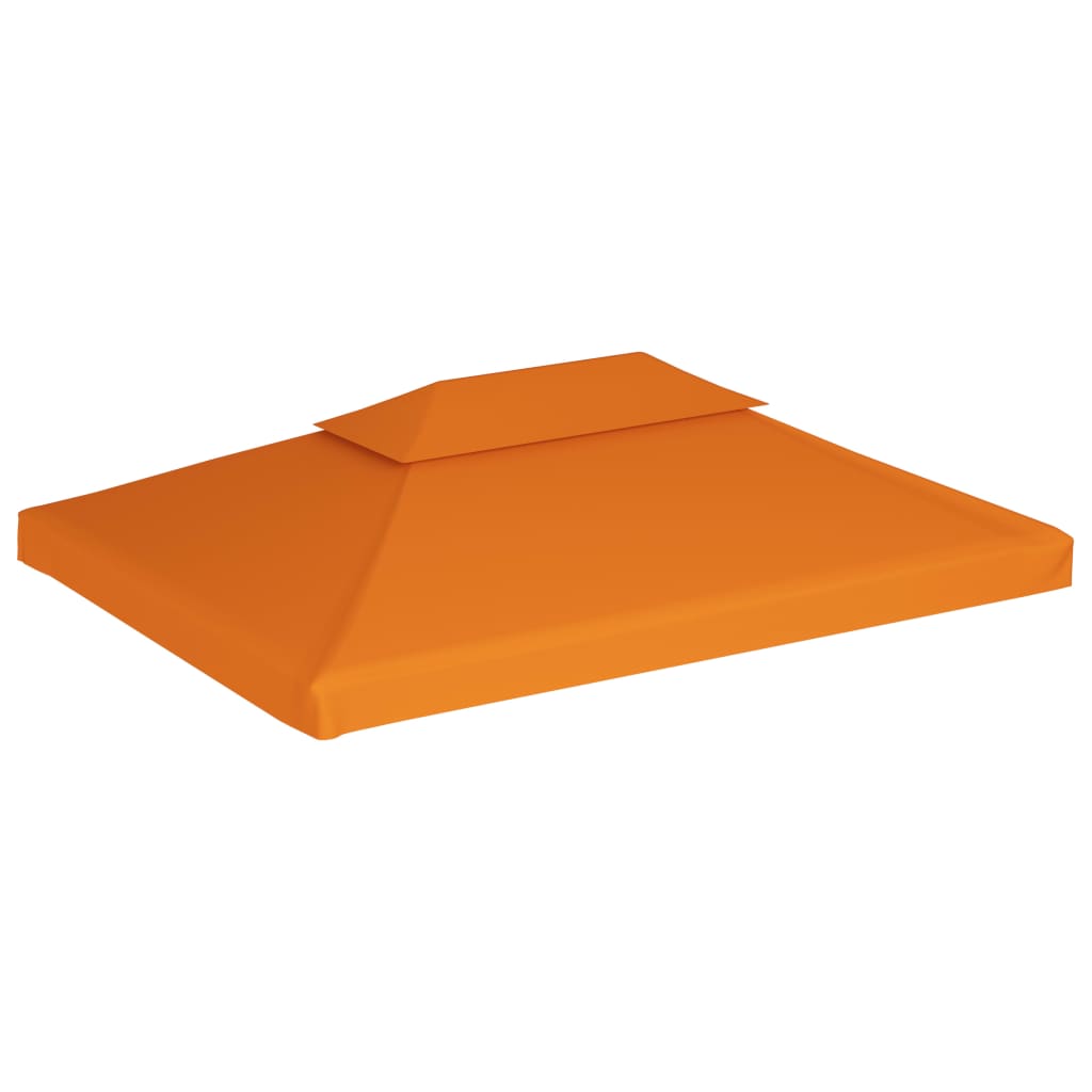 vidaXL Lysthus dekke baldakin erstatning 310 g/m² oransje 3x4 m