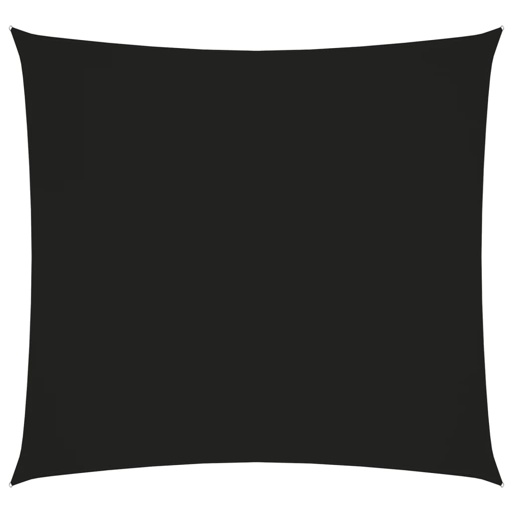vidaXL Solseil oxfordstoff firkantet 3x3 m svart