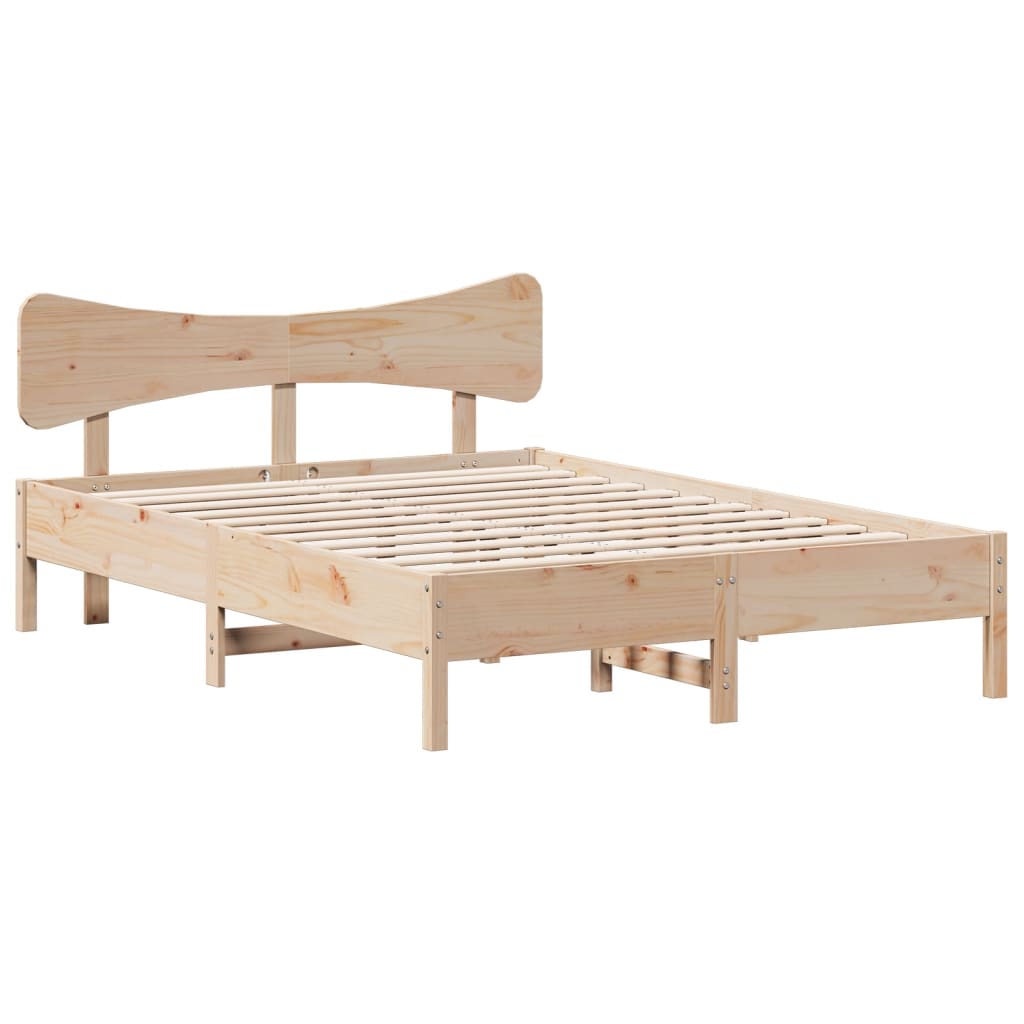 Sengeramme Med Hodegavl 120X200 Cm Heltre Furu