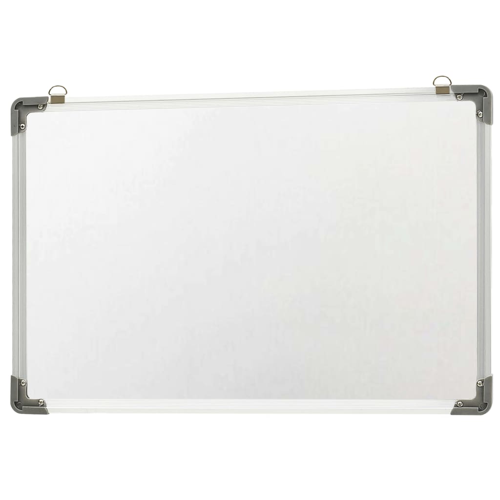 vidaXL Magnetisk tørr-viskbar tavle hvit 60x40 cm stål