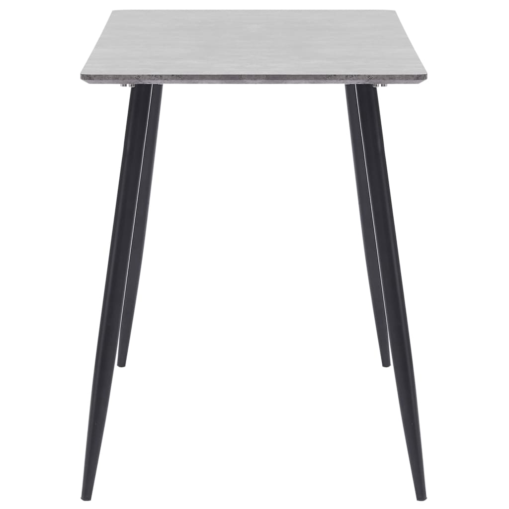 vidaXL Spisebord grå 120x60x75 cm MDF