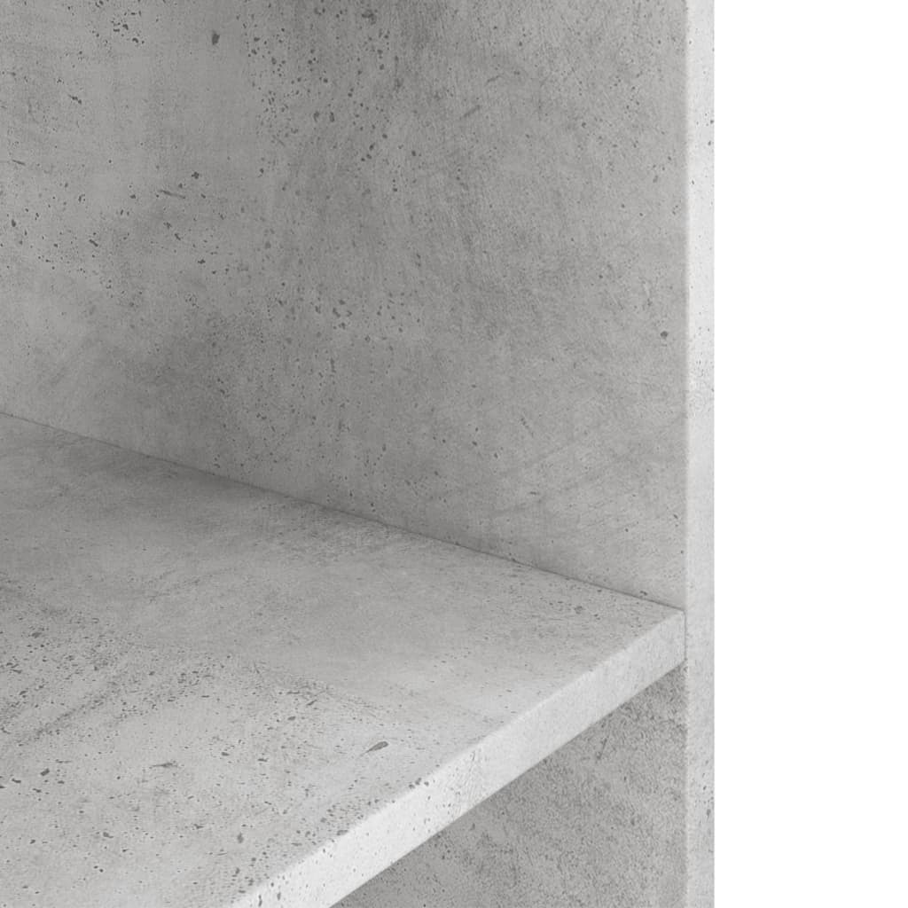 vidaXL Akvariumstativ betonggrå 120x40x60 cm konstruert tre
