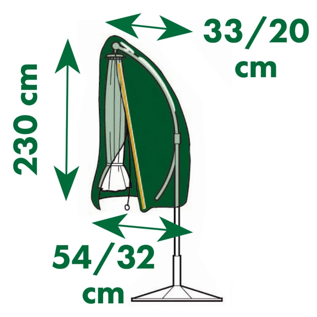 Nature Beskyttelsestrekk for vippede parasoller 54/32x230 cm
