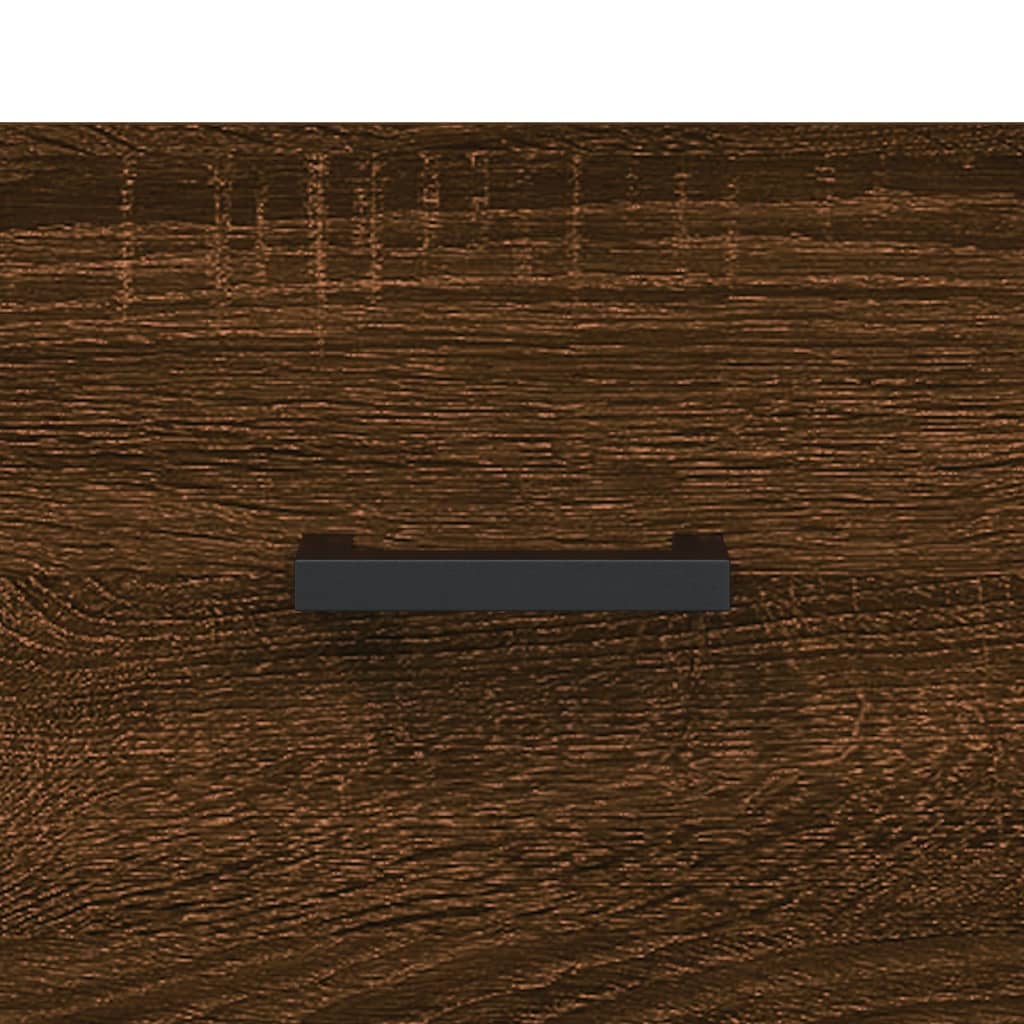 vidaXL Nattbord brun eik 40x35x47,5 cm konstruert tre