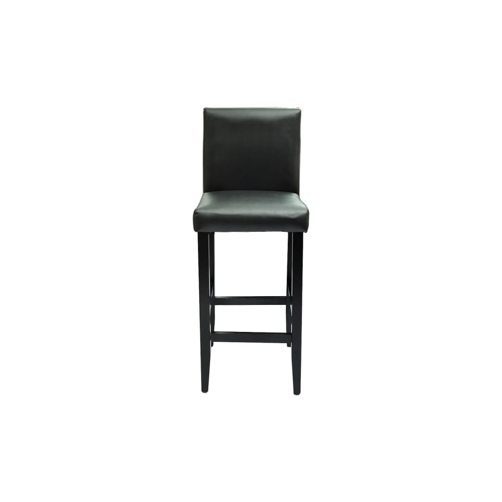 Barbord med 4 barstoler svart